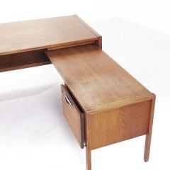 Jens Risom Jens Risom Mid Century Walnut Corner Desk - 3840233