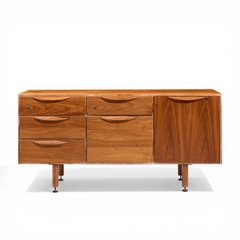 Jens Risom Jens Risom Mid Century Walnut Credenza - 4723770