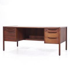 Jens Risom Jens Risom Mid Century Walnut Executive Desk - 3837434