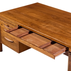 Jens Risom Jens Risom Mid Century Walnut Executive Desk - 4747729