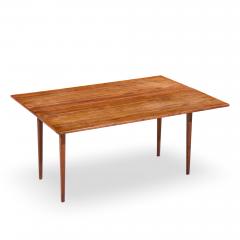 Jens Risom Jens Risom Mid Century Walnut Flip Top Console Dining Table - 4551038