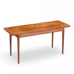 Jens Risom Jens Risom Mid Century Walnut Flip Top Console Dining Table - 4551039