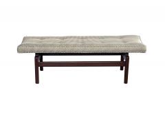 Jens Risom Jens Risom Mid Century Walnut Floating Bench - 4097740