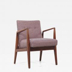 Jens Risom Jens Risom Mid Century Walnut Lounge Chair - 3467338