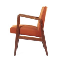 Jens Risom Jens Risom Mid Century Walnut Lounge Chair - 3852493