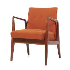 Jens Risom Jens Risom Mid Century Walnut Lounge Chair - 3852497