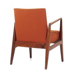 Jens Risom Jens Risom Mid Century Walnut Lounge Chair - 3852500