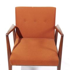 Jens Risom Jens Risom Mid Century Walnut Lounge Chair - 3852501