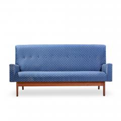 Jens Risom Jens Risom Mid Century Walnut Loveseat Sofa - 4573539