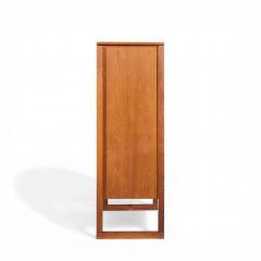 Jens Risom Jens Risom Mid Century Walnut Sled Leg Armoire Cabinet - 4551560