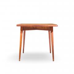 Jens Risom Jens Risom Mid Century Walnut Surfboard Expanding Dining Table with 2 Leaves - 4563747