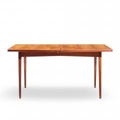 Jens Risom Jens Risom Mid Century Walnut Surfboard Expanding Dining Table with 2 Leaves - 4563749