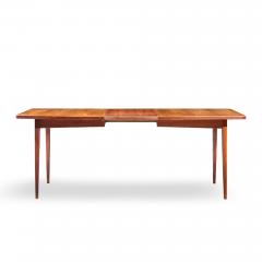 Jens Risom Jens Risom Mid Century Walnut Surfboard Expanding Dining Table with 2 Leaves - 4563752