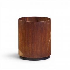 Jens Risom Jens Risom Mid Century Walnut Waste Basket - 4683298