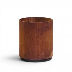 Jens Risom Jens Risom Mid Century Walnut Waste Basket - 4683346