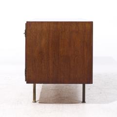 Jens Risom Jens Risom Mid Century Walnut and Brass Credenza - 4109102