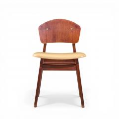 Jens Risom Jens Risom Model C 275 Mid Century Walnut Dining Chairs Set of 4 - 4552536