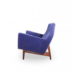 Jens Risom Jens Risom Model U 150 Mid Century Walnut Bracket Back Sofa - 4601826