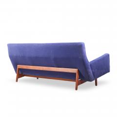 Jens Risom Jens Risom Model U 150 Mid Century Walnut Bracket Back Sofa - 4601832