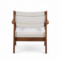 Jens Risom Jens Risom U430 Mid Century Walnut Lounge Chairs Pair - 4422205