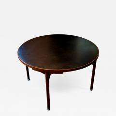 Jens Risom Jens Risom Walnut Black Laminate Dining Table c1970 - 2641739