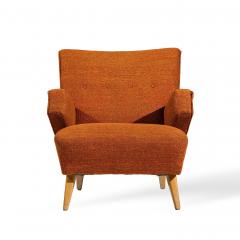 Jens Risom Jens Risom for Knoll Mid Century Lounge Chairs Pair - 4456131