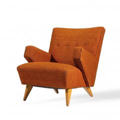 Jens Risom Jens Risom for Knoll Mid Century Lounge Chairs Pair - 4456140