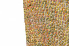 Jens Risom Jens Risom for Knoll Multi Colored Textured Upholstered Blonde Wood Side Chair - 2789224
