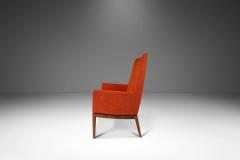 Jens Risom Mid Century Modern Model 1140 High Back Lounge Chair - 3293752