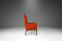 Jens Risom Mid Century Modern Model 1140 High Back Lounge Chair - 3293757