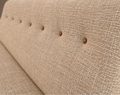 Jens Risom Mid Century Modern Walnut Floating Sofa Model U 150 by Jens Risom circa 1950s - 4828689