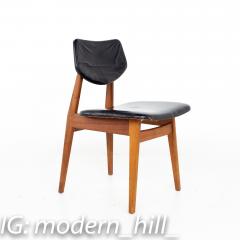 Jens Risom Mid Century Walnut Dining Chairs Set of 3 - 2355787