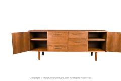 Jens Risom Mid Century Walnut credenza Jens Risom Style B L Marble Furniture Company - 2957745