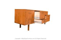 Jens Risom Mid Century Walnut credenza Jens Risom Style B L Marble Furniture Company - 2957747