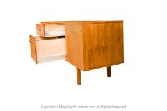 Jens Risom Mid Century Walnut credenza Jens Risom Style B L Marble Furniture Company - 2957752