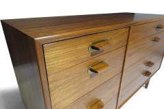 Jens Risom Mid century Jens Risom Walnut Eight Drawer Dresser - 3988146