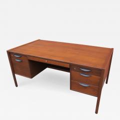 Jens Risom Midcentury Walnut Executive Desk by Jens Risom - 1236074