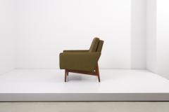 Jens Risom New Upholstered Jens Risom Lounge Chair in Risom Camira Fabric US 1950s - 1913446