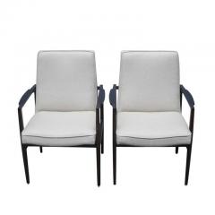 Jens Risom Pair of Jens Risom Style Arm Lounge Chairs - 2630546