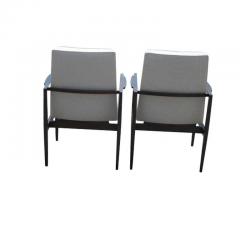 Jens Risom Pair of Jens Risom Style Arm Lounge Chairs - 2630547
