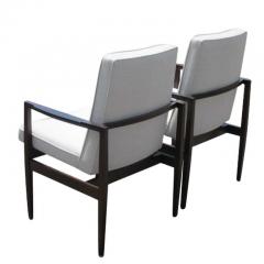Jens Risom Pair of Jens Risom Style Arm Lounge Chairs - 2630548