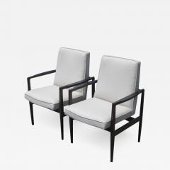 Jens Risom Pair of Jens Risom Style Arm Lounge Chairs - 2636982