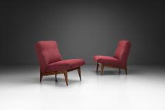 Jens Risom Pair of Lounge Chairs by Jens Risom Attr United States ca 1950s - 4321114