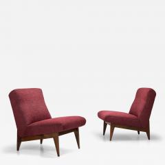 Jens Risom Pair of Lounge Chairs by Jens Risom Attr United States ca 1950s - 4326415