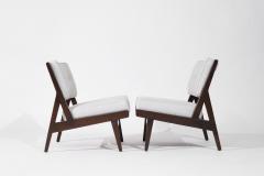 Jens Risom Rare Slipper Chairs by Jens Risom for Risom Inc C 1950s - 3560001