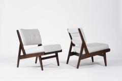 Jens Risom Rare Slipper Chairs by Jens Risom for Risom Inc C 1950s - 3560002