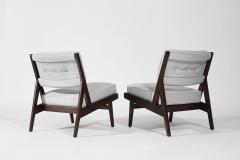 Jens Risom Rare Slipper Chairs by Jens Risom for Risom Inc C 1950s - 3560003