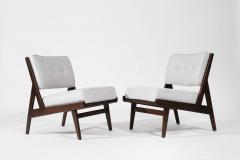 Jens Risom Rare Slipper Chairs by Jens Risom for Risom Inc C 1950s - 3560004