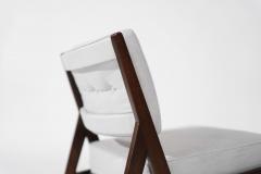 Jens Risom Rare Slipper Chairs by Jens Risom for Risom Inc C 1950s - 3560010
