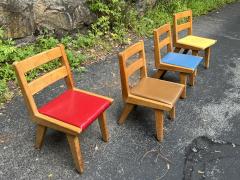 Jens Risom SET OF 10 MID CENTURY WOOD CHILD CHAIRS ATTRIBUTED TO JENS RISOM - 4273871